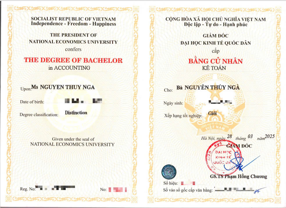 <p>bằng cử nhân</p>