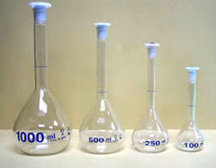 <p>Used for making solutions of precise volumes</p>