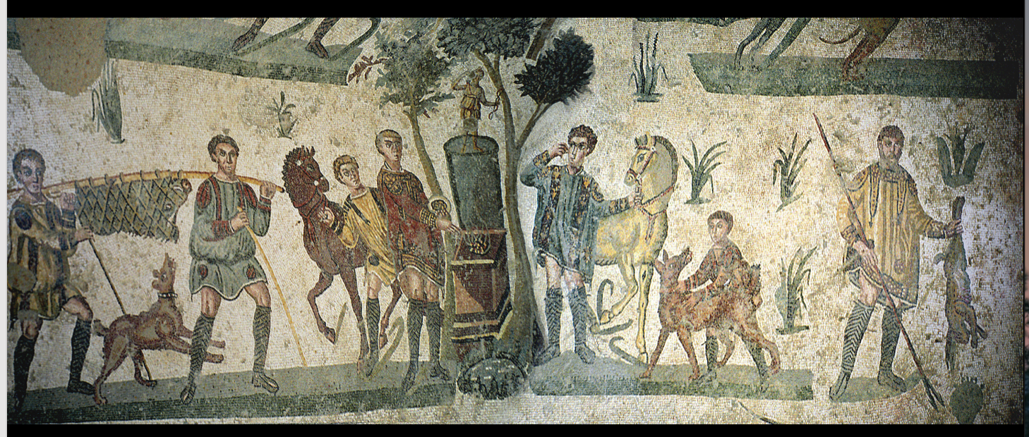 <p>Hunting Scene</p>