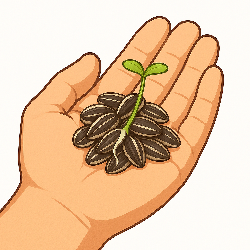 <p>The small structures plants usually grow from that are not used in asexual reproduction.</p>