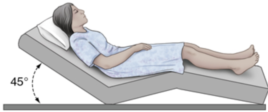 <p>sitting position</p>