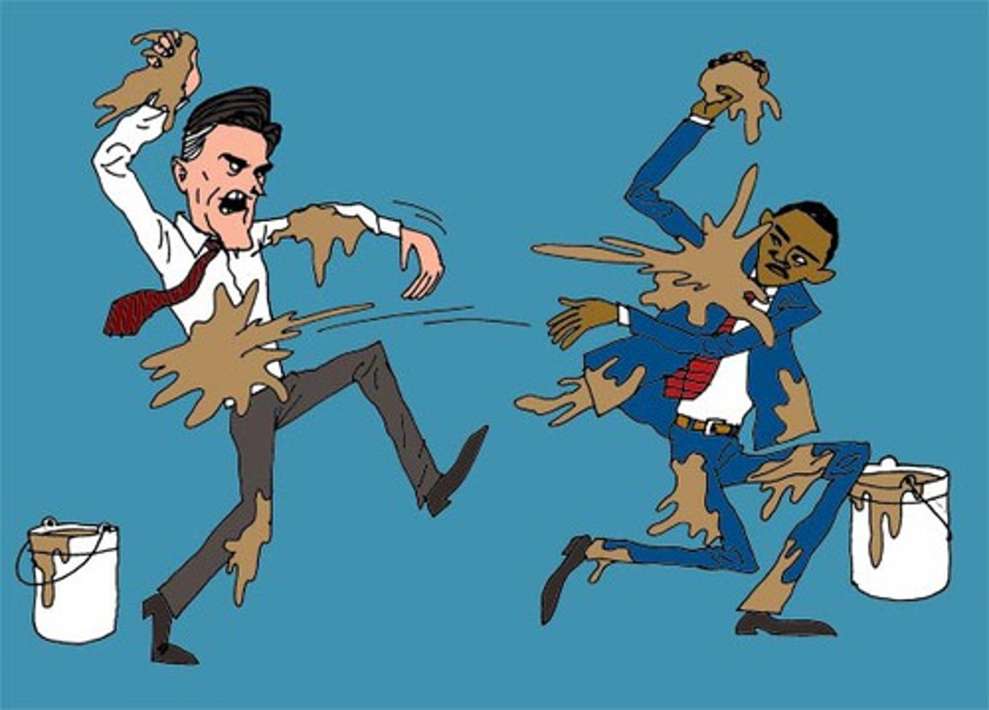 <p>The use of personal attacks, insults, or negative campaigning to discredit an opponent.</p>