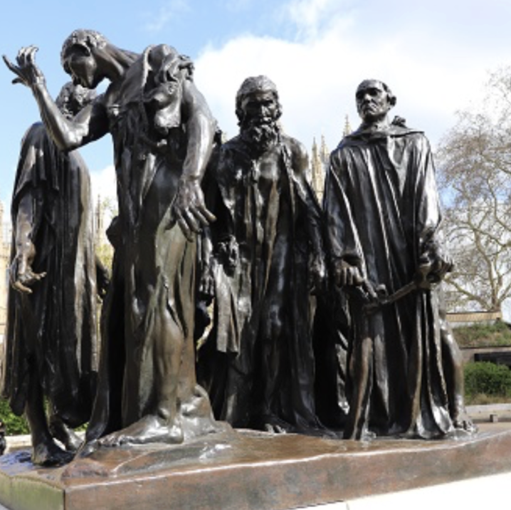 <p>August Rodin (The burghers of Calais, 1884-86)</p>