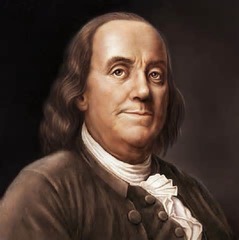 <p>A colonial businessman and scientist who was an example of American social mobility and individualism. He was a delegate from Pennsylvania in colonial meetings, and proposed the "Albany Plan of the Union" as a way to strengthen the colonies in the French and Indian War. He was a leading figure in the movement toward revolution, and as a diplomat to France to get help during the American Revolution</p>