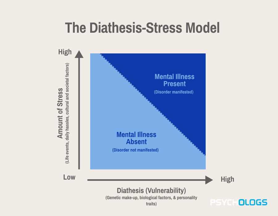 <p>diathesis-stress model</p>