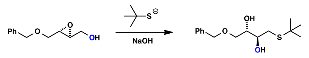 <p>Acid catalysed: epoxide picks up H<sup>+</sup></p><p>Base catalysed: OH loses H<sup>+</sup></p>