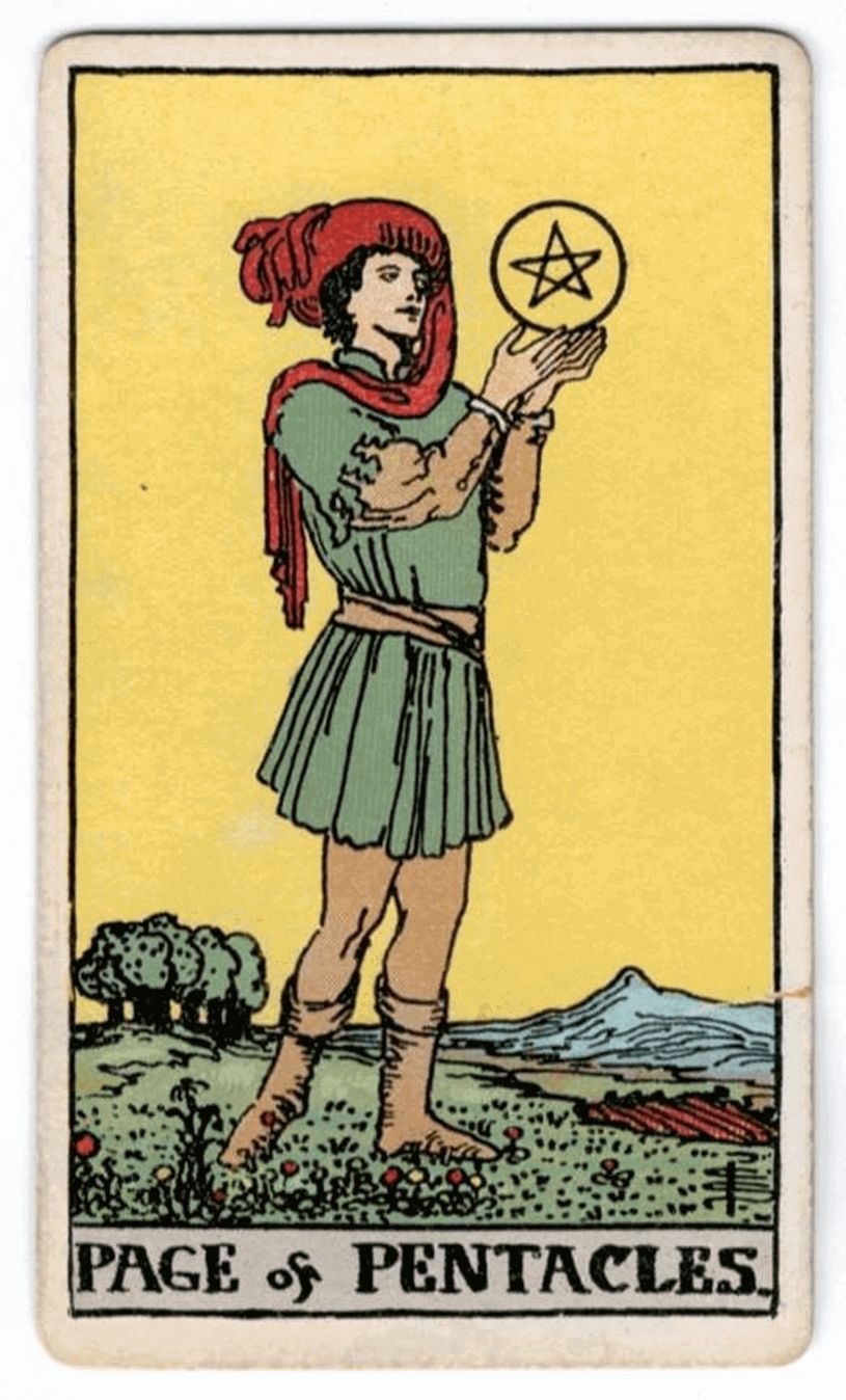 <p>Page of Pentacles</p>