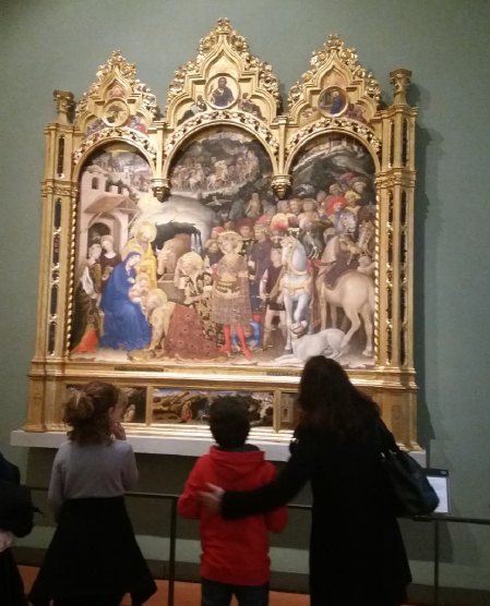 <p><strong>Klanění tří králů </strong></p><p>Gentile da Fabriano</p><p>1423 </p>