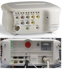 <p>The core of the CARTO® 3 System. It is located in the procedure room and provides the central connection of the computer system to catheters, cables, amplifier, etc. It also processes real-time location data and ECG calculations.</p>