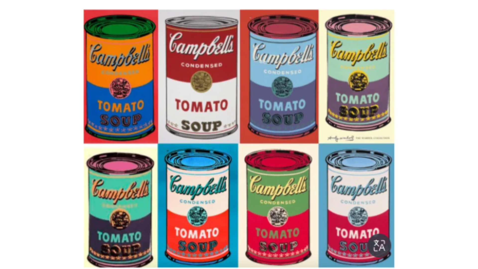 <p><span>Campbell's Soup </span></p><p><span>Andy Warhol </span></p><p><span>1961</span></p>