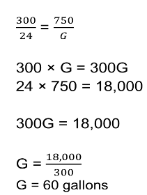 <p>In proportions, when three quantities are known, how do you find the 4th?</p>