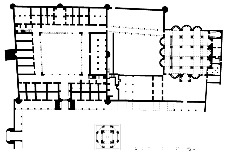 <p>What is this ground plan? Where is it? Dates? Commissioner? Architects? Significance (state at least 3 things)?</p>