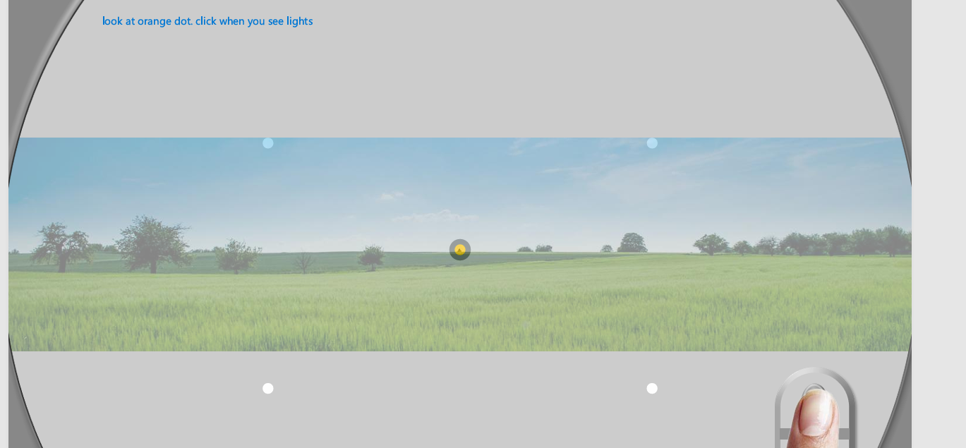 <ul><li><p>Measures sensitivity to small white lights against a dimly illuminated background </p></li><li><p>look at orange dot, click when you see lights </p></li></ul><ul><li><p>make them dimmer until they can’t see </p></li><li><p>Performance is compared to an age-matched normative database</p></li></ul><p></p>