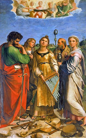 <p>Raphael, <em>Santa Cecilia Altarpiece</em></p>