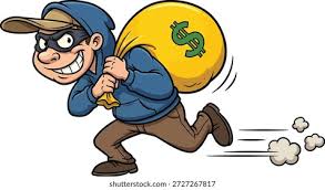 <p>robber (n) <span style="line-height: inherit;">/ˈrɒbə(r)/</span></p>