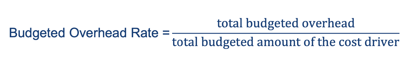 <p>(the denominator literally means = <span>total expected quantity of the cost driver)</span></p>