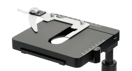 <p>The platform where the specimen slide is placed and held in position by stage clips.</p>