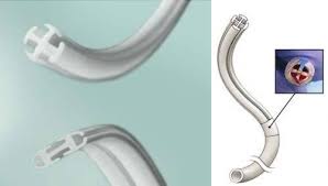 <p>supply; a round silicone tube with channels that carry fluid to a negative pressure collection device</p>