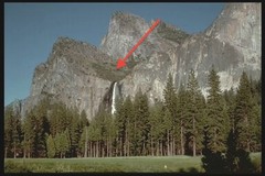 <p>A valley left by a melted tributary glacier that enters a larger glacial valley above its base, high up on the valley wall.</p>