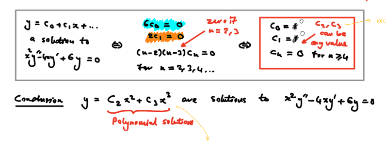 <p>Process doesn’t always give a recursive formula </p><ul><li><p>can output a polynomial</p></li></ul><p></p>