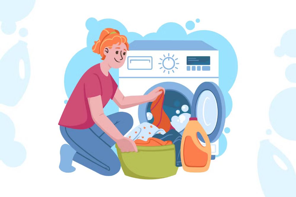 <p>do the washing</p>