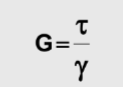 <p>measure of a materials ability to resist deformation when subjected to shear stress</p>