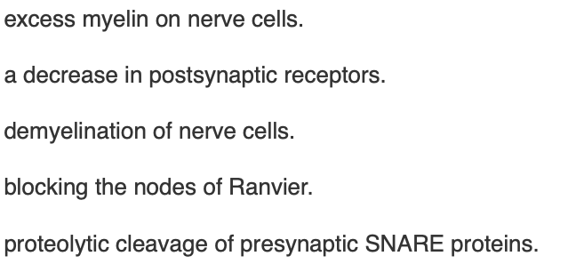 <p><span>Multiple sclerosis is a result of</span></p>