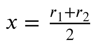 <p>(x - r1)(x - r2)</p>