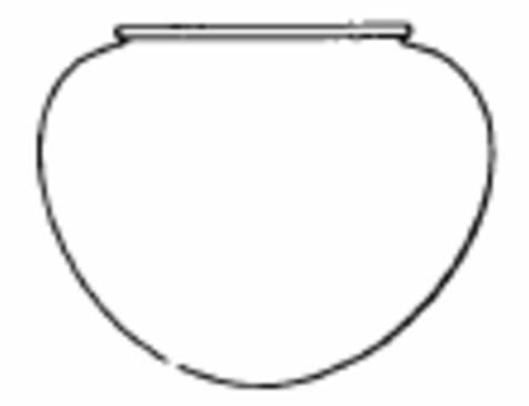 <p>vase shape?</p>