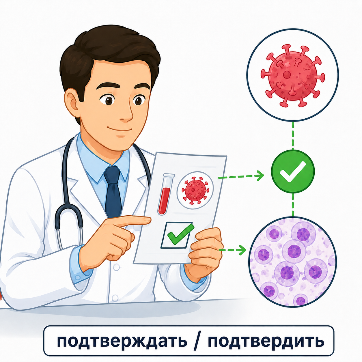 <p>confirmar / demostrar / comprobar. Пример: Анализы подтвердили диагноз.</p>