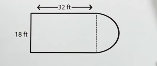 <p>area for compound shape 1</p>