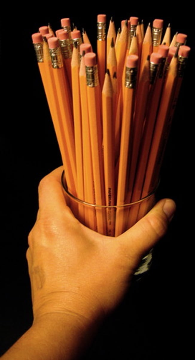 <p>the pencils</p>