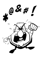 <p>abusive language</p>