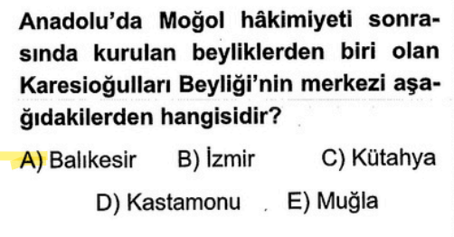 <p>Balıkesir ve Çanakkale çevresinde kurulmuştur.</p><p>Osmanlı'ya katılan <strong>ilk beyliktir</strong>. Bu sayede Osmanlı, denizcilikle tanışmış ve Rumeli'ye geçiş kolaylaşmıştır.</p>