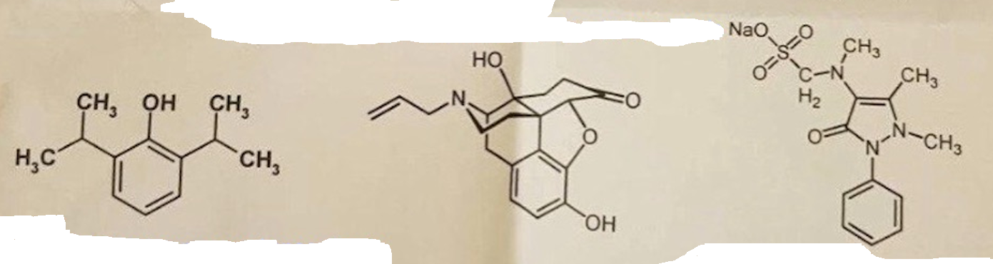 <p>What are the names of the following molecules? Write down the usage/indications of these molecules in brief. </p>