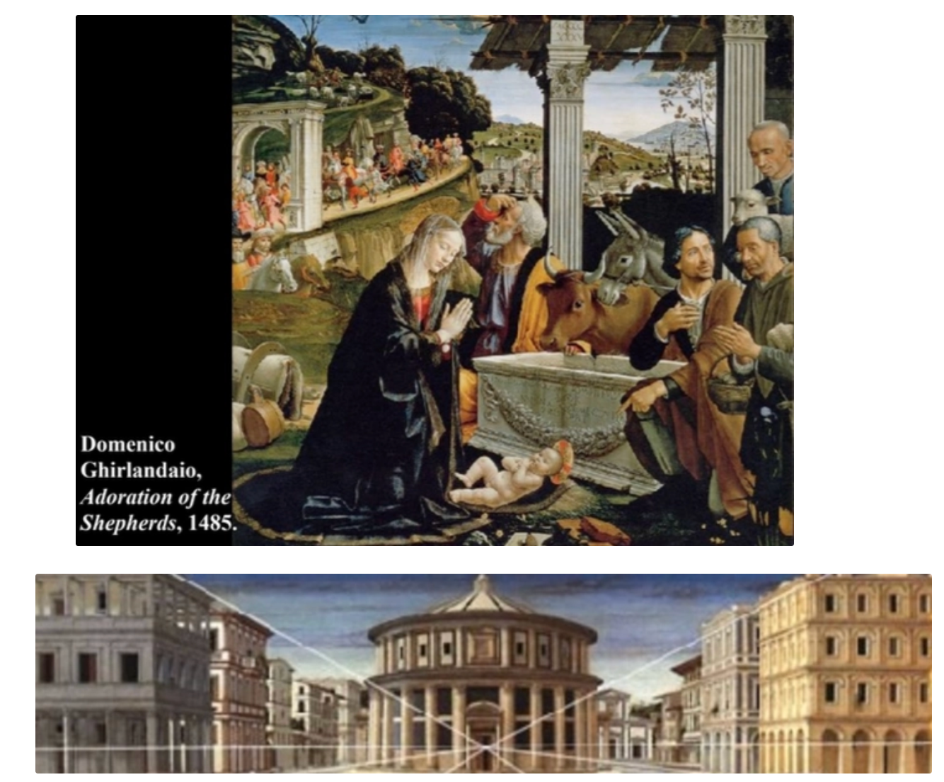 <p>Allegory, myth, religious themes, abstract ideas. </p>