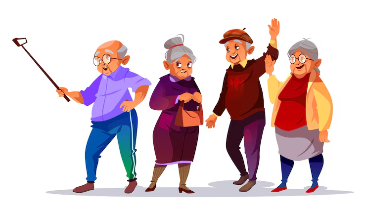 <ol><li><p><span style="color: red;">ageing populations</span></p></li><li><p>older adults</p></li><li><p><span style="color: red;">retirees</span></p></li><li><p>senior citizens</p></li><li><p><span style="color: red;">the elderly</span></p></li></ol><p></p><p><span data-name="memo" data-type="emoji">📝</span> ex: Ageing populations place a significant burden on the national healthcare system.</p>