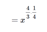 <p>x^¹/₃</p>