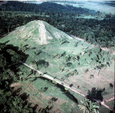 <p>Features earliest pyramid in the americas with a mound shaped like a fluted cone made of purely compacted clay and dirt. The pyramid was angled for astronomical alignment and designed on a north-south axis with buildings surrounding it demonstrating urban planning before mayan or aztec influence</p>