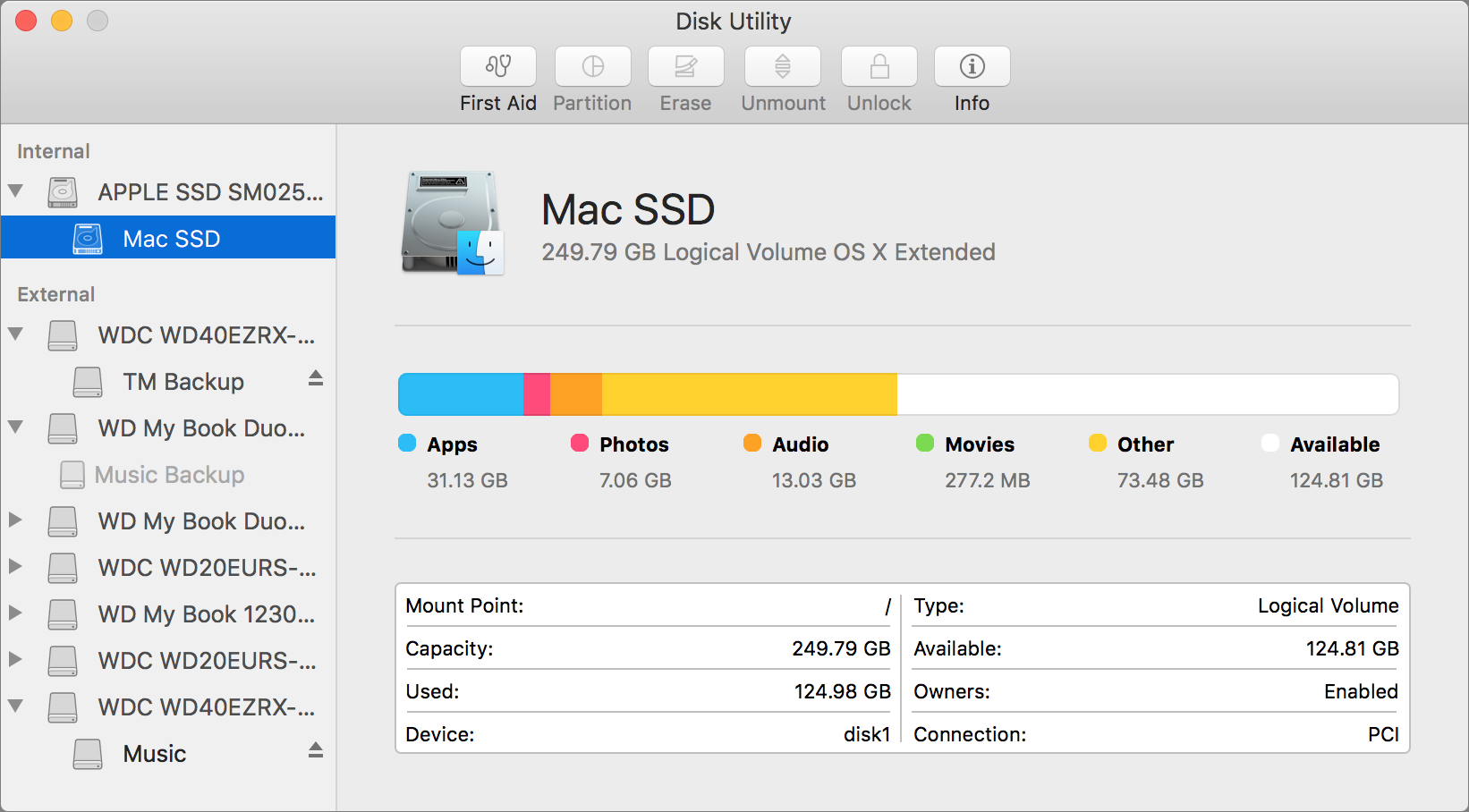 <p>Tool to manage disks and images; verify/repair file systems, modify partitions, erase disks, and create/convert/restore disk images.</p>