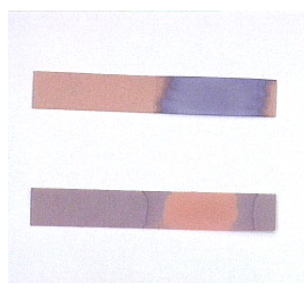 <ul><li><p><span style="background-color: transparent; font-family: "Twentieth Century", sans-serif;">The most common indicator is found on "litmus" paper</span></p></li><li><p><span style="background-color: transparent; font-family: "Twentieth Century", sans-serif;">It is red below pH 4.5 and blue above pH 8.2 </span></p></li></ul><p></p>