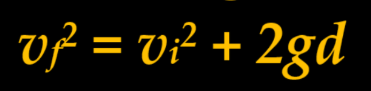 <p>This formula is used when time is unknown. This formula is for?</p>