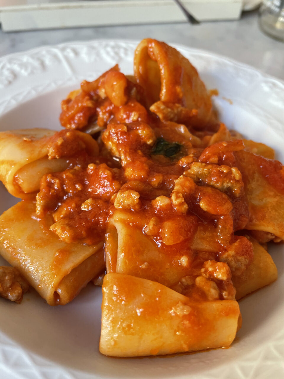 <p>Paccheri con Salsiccia</p>