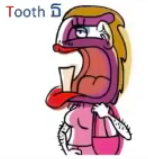 <p>T (Tooth). Ladyboy</p>
