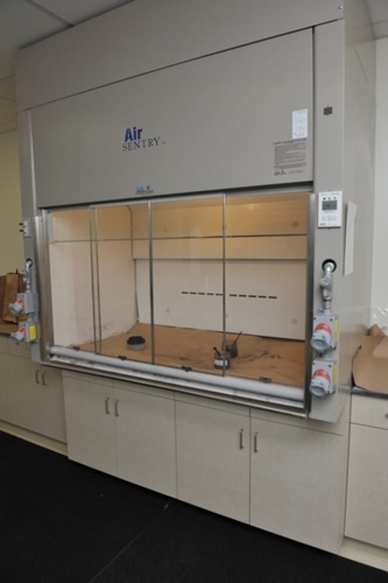 <p>Working with hazardous chemicals.</p>