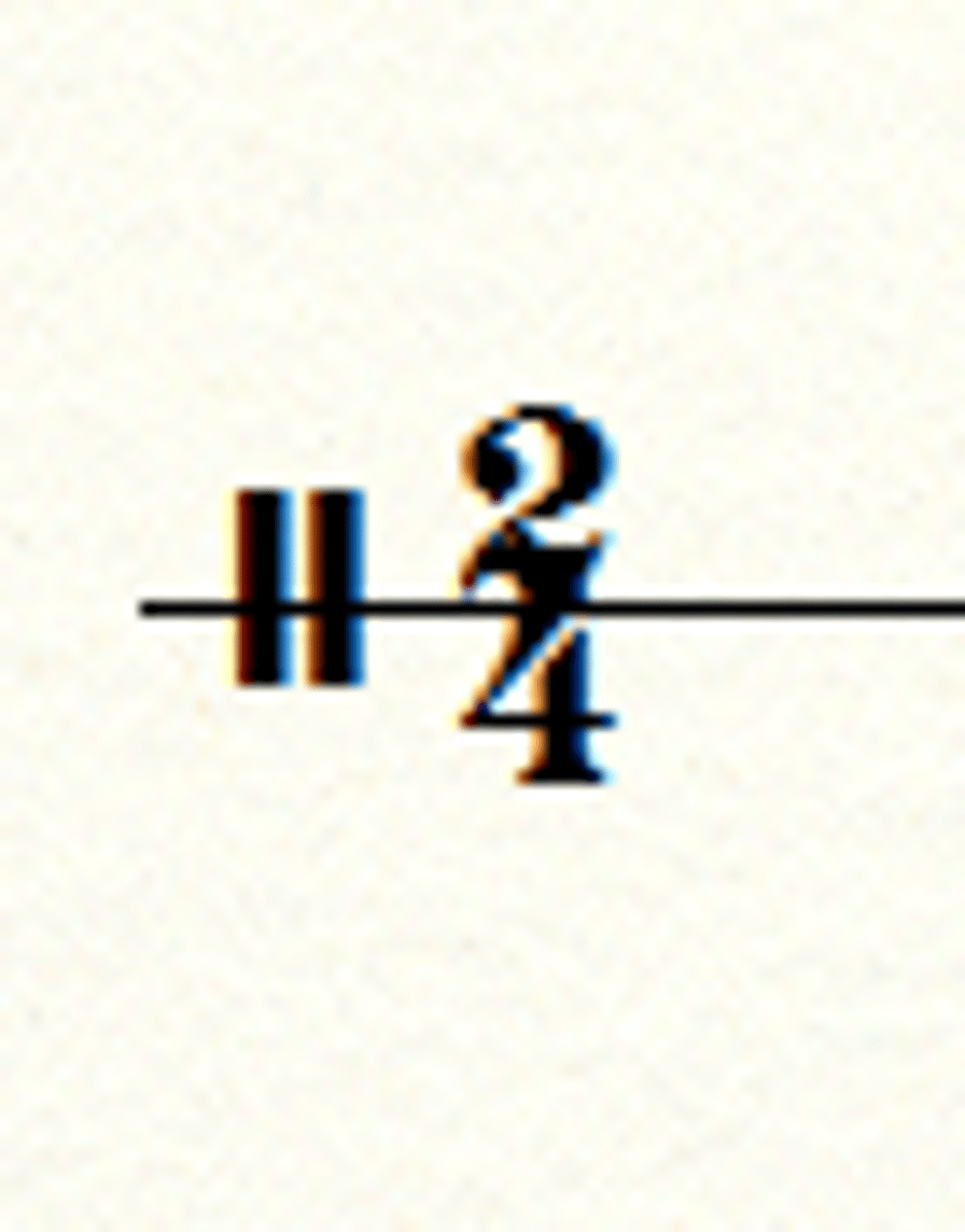 <p>How many beats in a bar?</p>