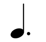 <p>gets 1 1/2 beats in 4/4 time</p>