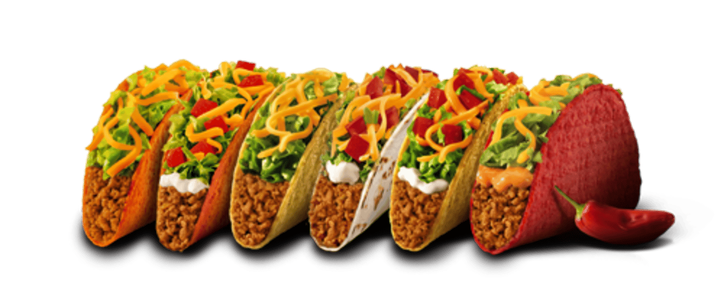 <p>it (el taco) to me</p>