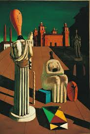 <p><strong>Giorgio de Chirico, Die beunruhigenden Musen, 1916-18</strong></p>
