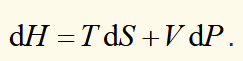 <p>natural variables of H are S and P</p>